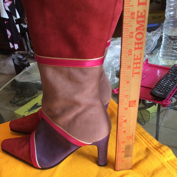 NWOB, Bellini Victorian Multi Color Boots Size 9M - Picture 7 of 11